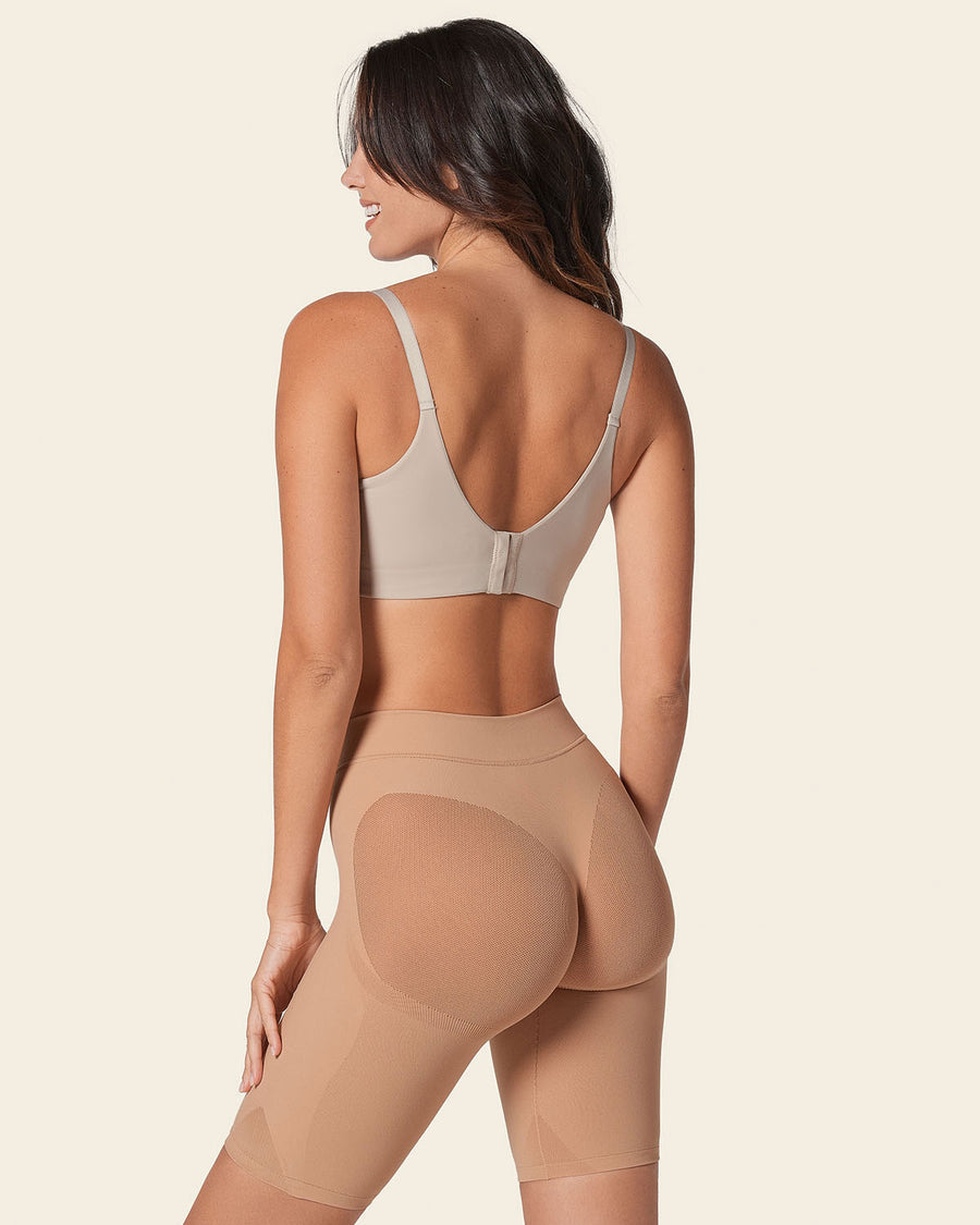 Well-Rounded Invisible Butt Lifter Shaper Short Soft Natural |Leonisa