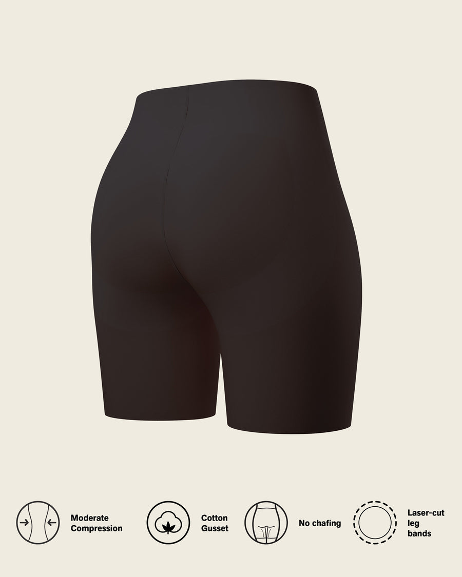 Seamless Butt Lifter Shaper Short Black |Leonisa