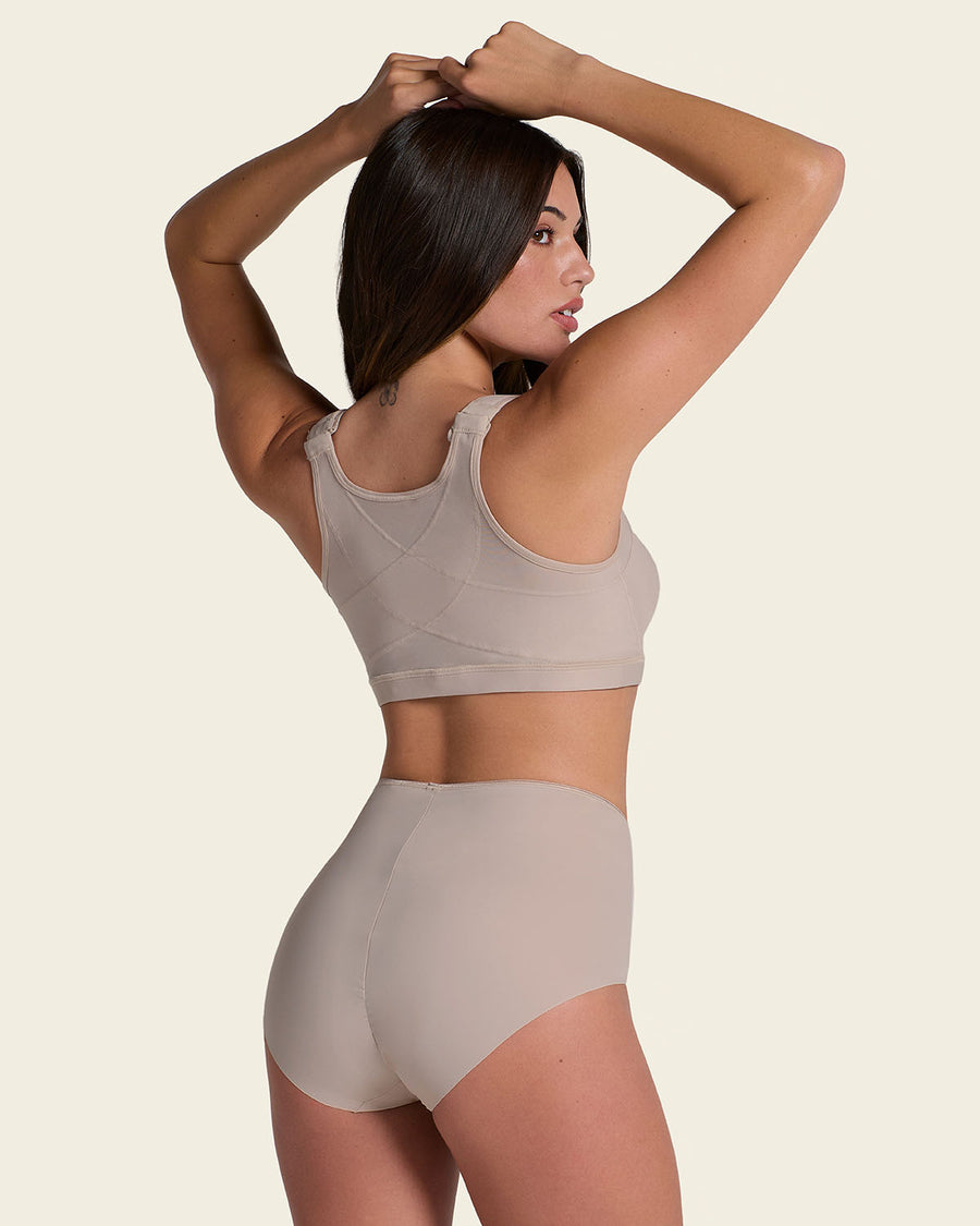 High-Waisted Seamless Shaper Panty Nude |Leonisa