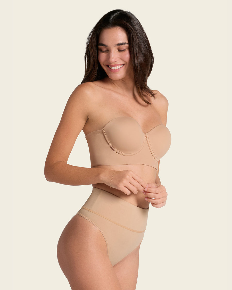 Strapless Contouring Bra Golden Beige |Leonisa