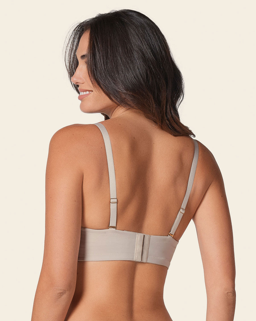 Triple Push-Up Strapless Bra Nude |Leonisa