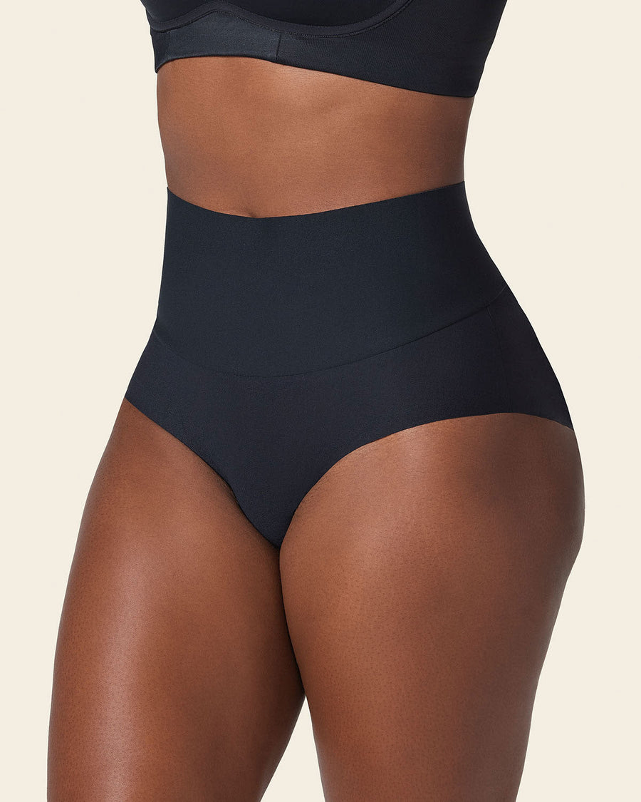 2-Pack FusedContour High-Tech High-Waisted Classic Sculpting Panties Black |Leonisa