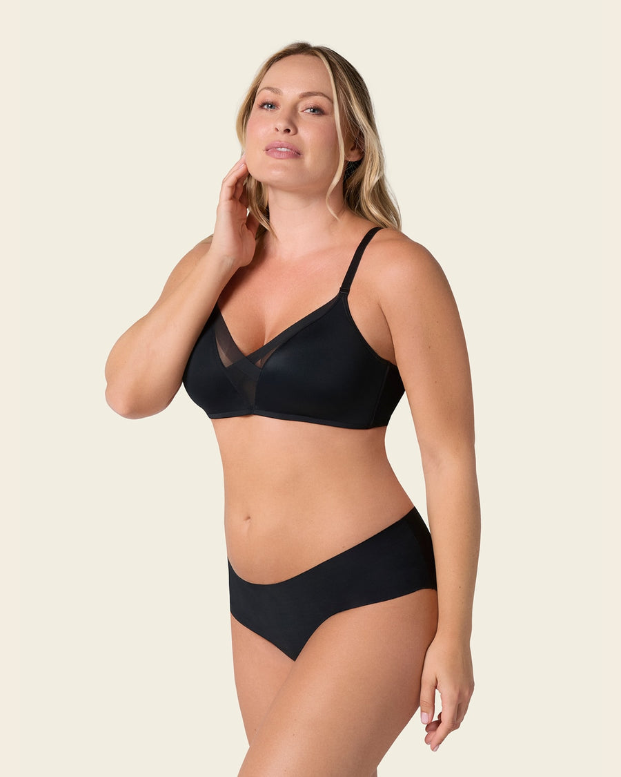 ComfortFit & Truly Undetectable in Black |Leonisa
