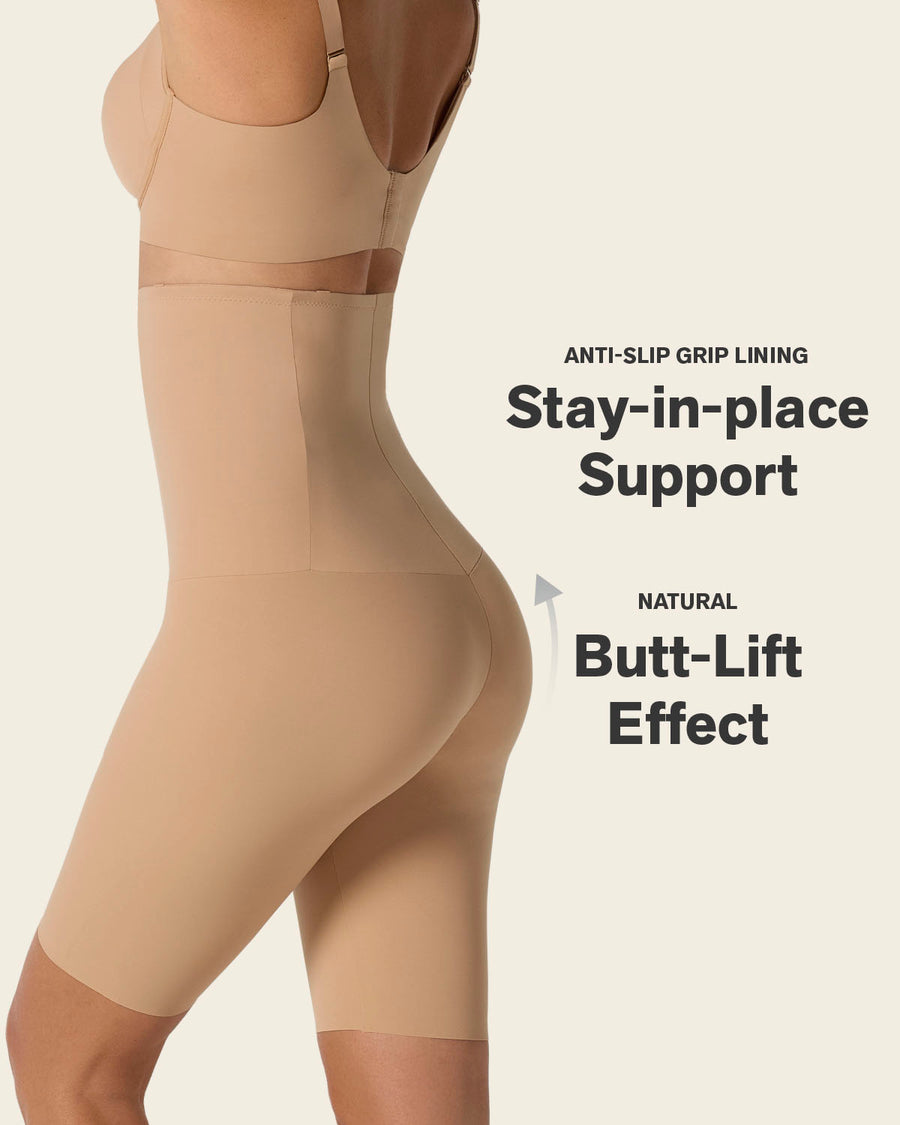 Extra High Waisted Firm Shaper Short Golden Beige |Leonisa