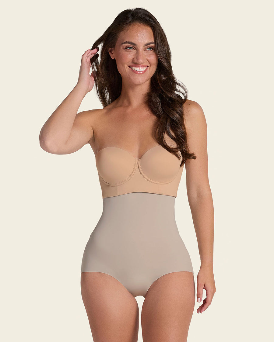 Extra High-Waisted Moderate Shaper Panty Nude |Leonisa