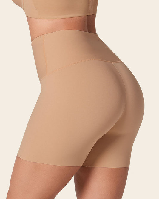 Moderate High-Waisted Shaper Short Golden Beige |Leonisa
