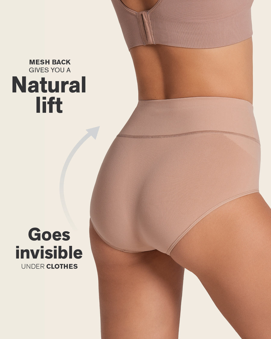 High-Rise Classic Shaping Panty Soft Natural |Leonisa