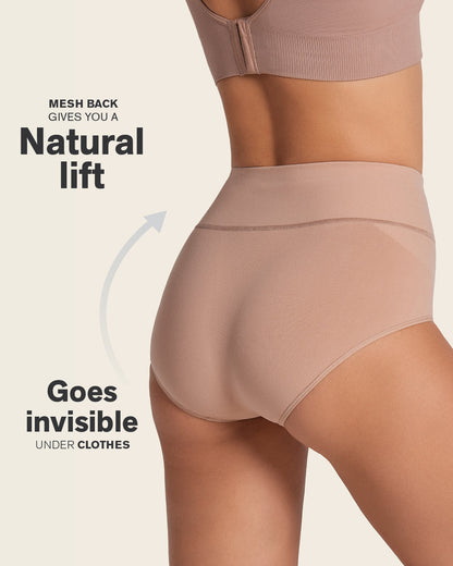 High-Rise Classic Shaping Panty Soft Natural |Leonisa
