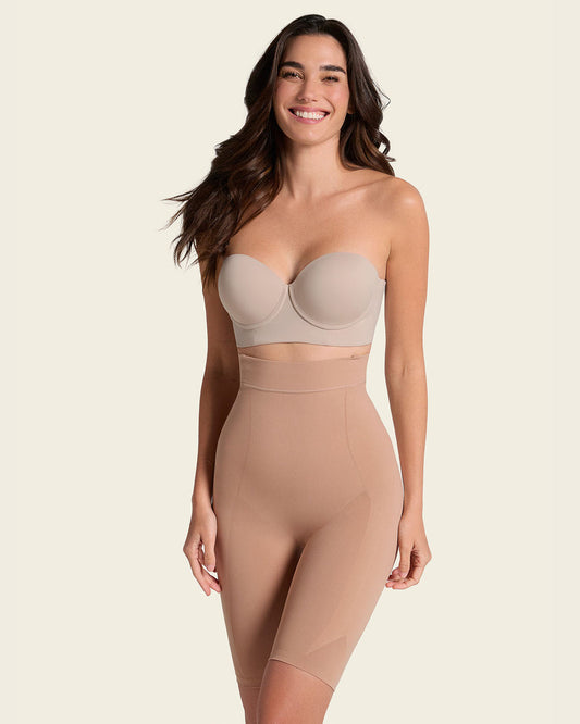 Invisible Extra High-Waisted Shaper Short Natural |Leonisa