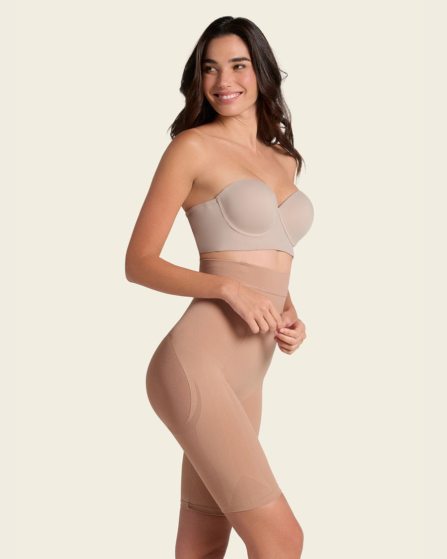 Invisible Extra High-Waisted Shaper Short Natural |Leonisa