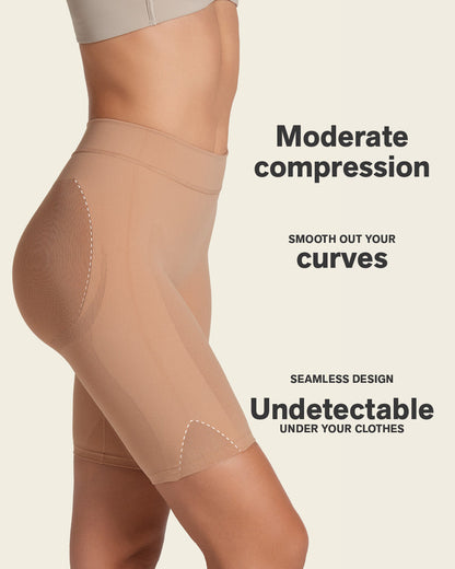 Well-Rounded Invisible Butt Lifter Shaper Short Soft Natural |Leonisa