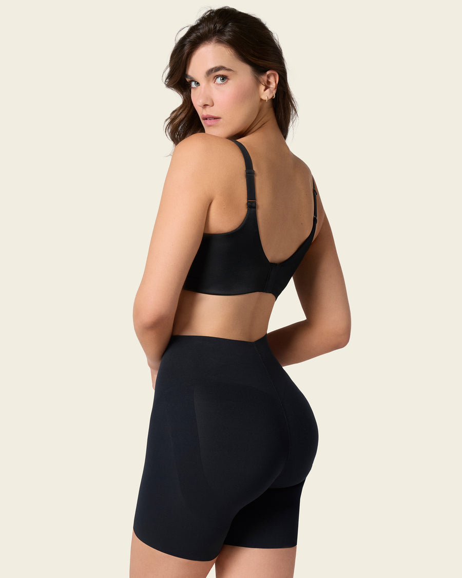 Seamless Butt Lifter Shaper Short Black |Leonisa