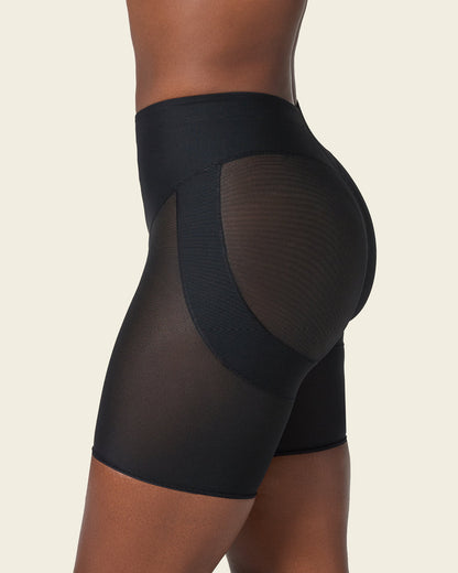 Firm Compression Butt Lifter Shaper Short Black |Leonisa