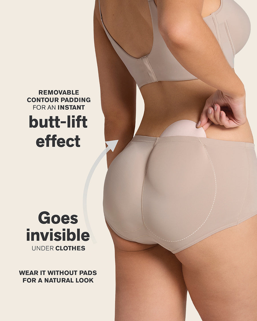Magic Instant Butt Lift Padded Panty Nude |Leonisa