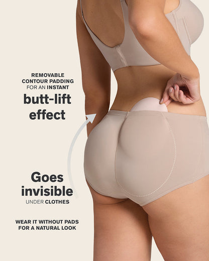 Magic Instant Butt Lift Padded Panty Nude |Leonisa