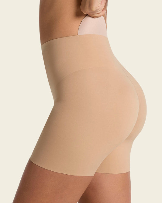 Undetectable Padded Butt Lifter Shaper Short Golden Beige |Leonisa