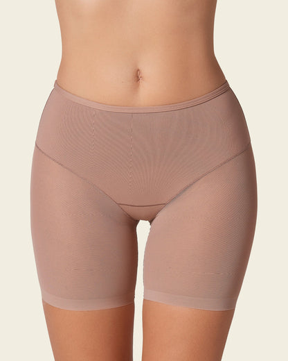 Sheer Shaper Panty Short Brown |Leonisa
