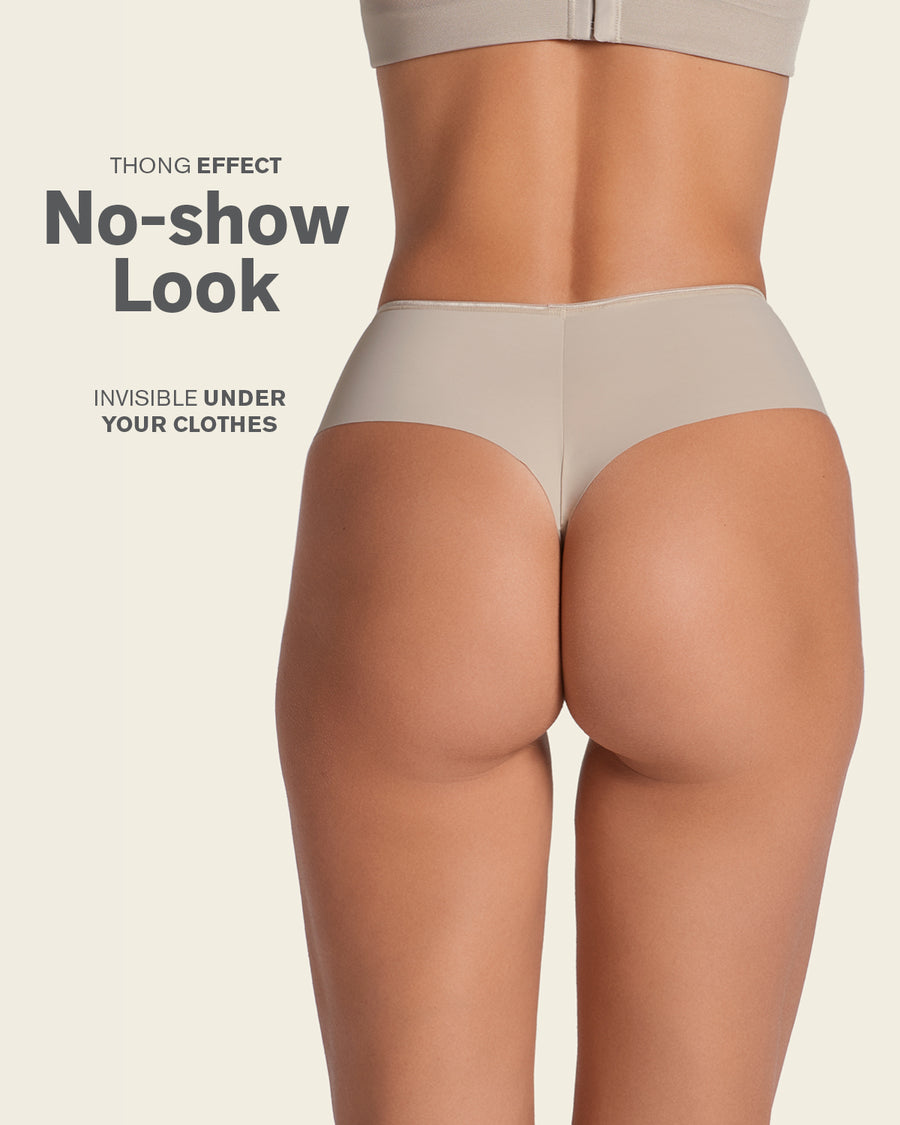 Seamless Thong Shaper Panty Nude |Leonisa