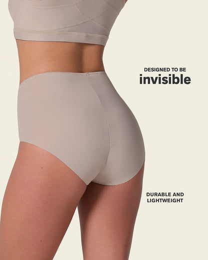 High-Waisted Seamless Shaper Panty Nude |Leonisa