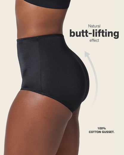 High-Cut Classic Shaper Panty Black |Leonisa