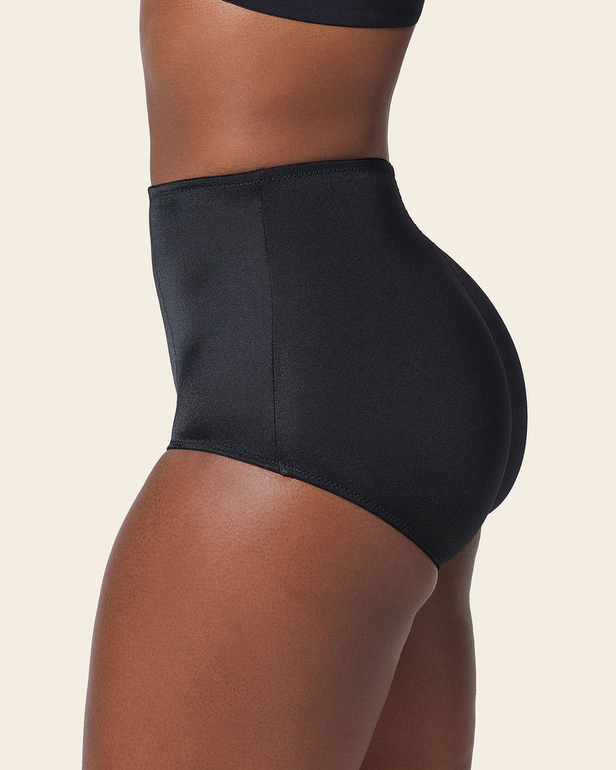 High-Cut Classic Shaper Panty Black |Leonisa