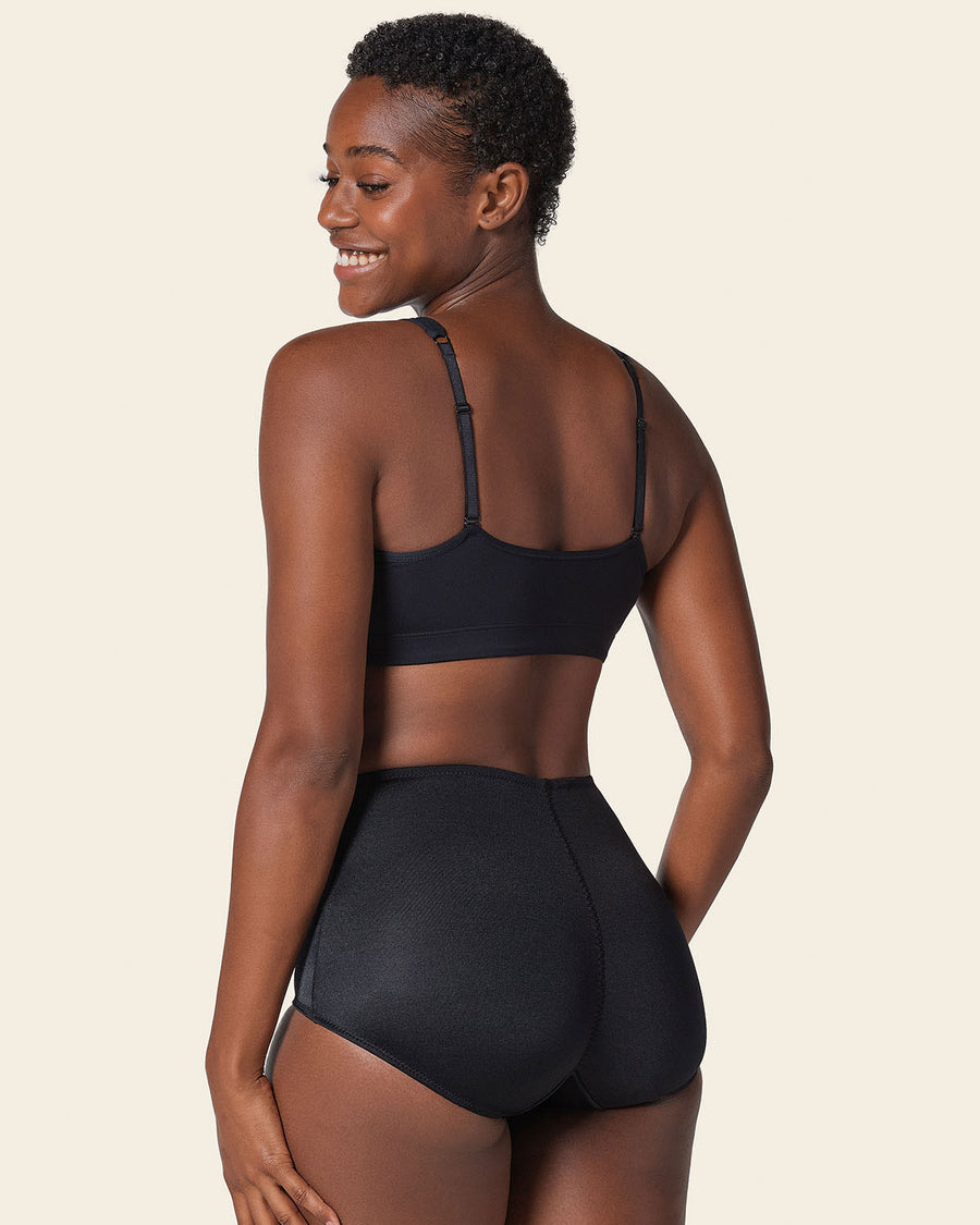 High-Cut Classic Shaper Panty Black |Leonisa