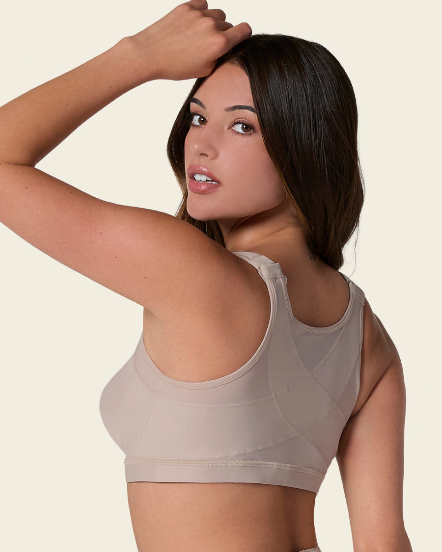 Unlined Wireless Posture Corrector Bra Nude |Leonisa