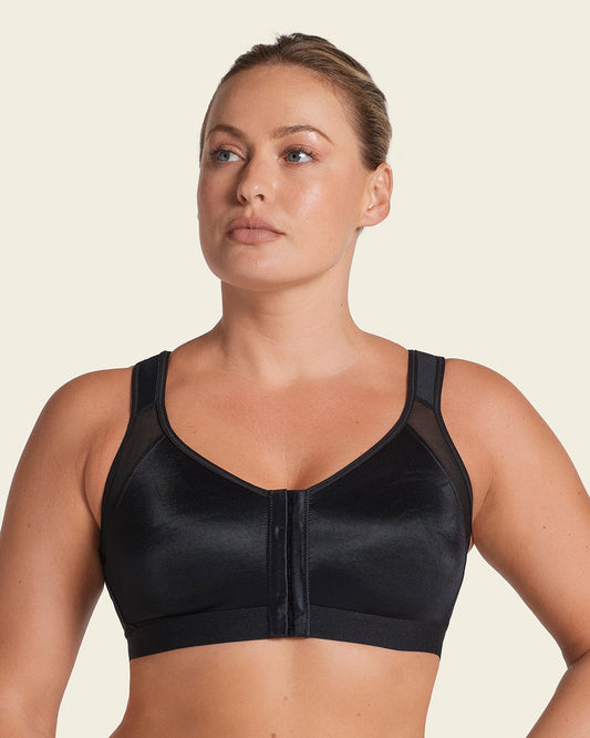 Post-Surgical Wireless Bra with Front Closure Nude |Leonisa