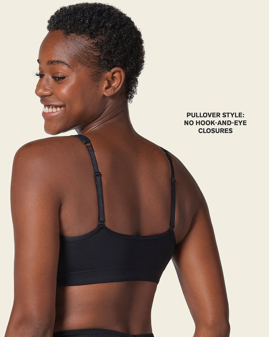 Multipurpose Pullover Seamless Sleep Bra Daily Or Maternity Black |Leonisa