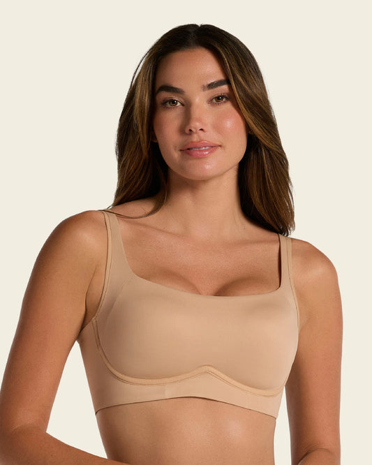 Wireless Support Bra Golden Beige |Leonisa