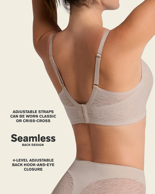Complete Coverage Smoothing Bra Nude |Leonisa
