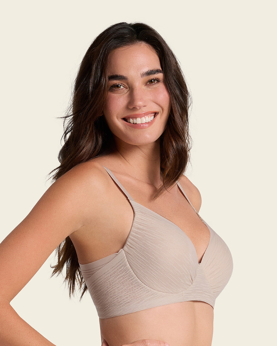 Complete Coverage Smoothing Bra Nude |Leonisa