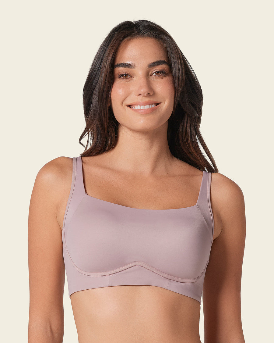 2-Pack Everyday Wireless Support Bras Rosewood |Leonisa