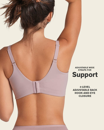 2-Pack Everyday Wireless Support Bras Rosewood |Leonisa