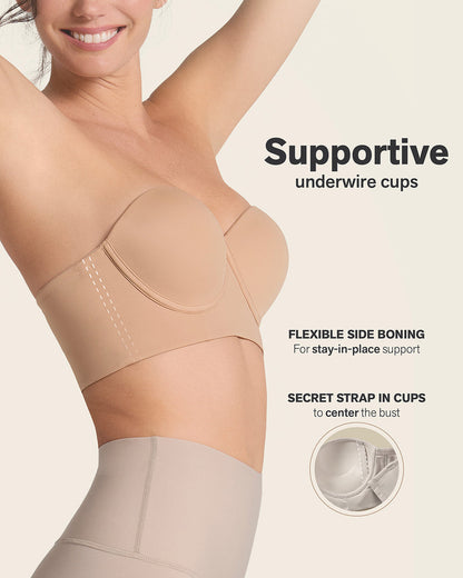 Strapless Contouring Bra Golden Beige |Leonisa