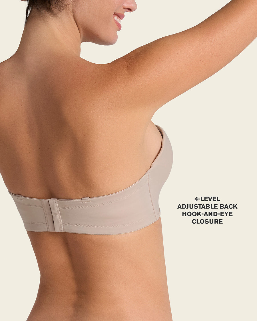 Triple Push-Up Strapless Bra Nude |Leonisa