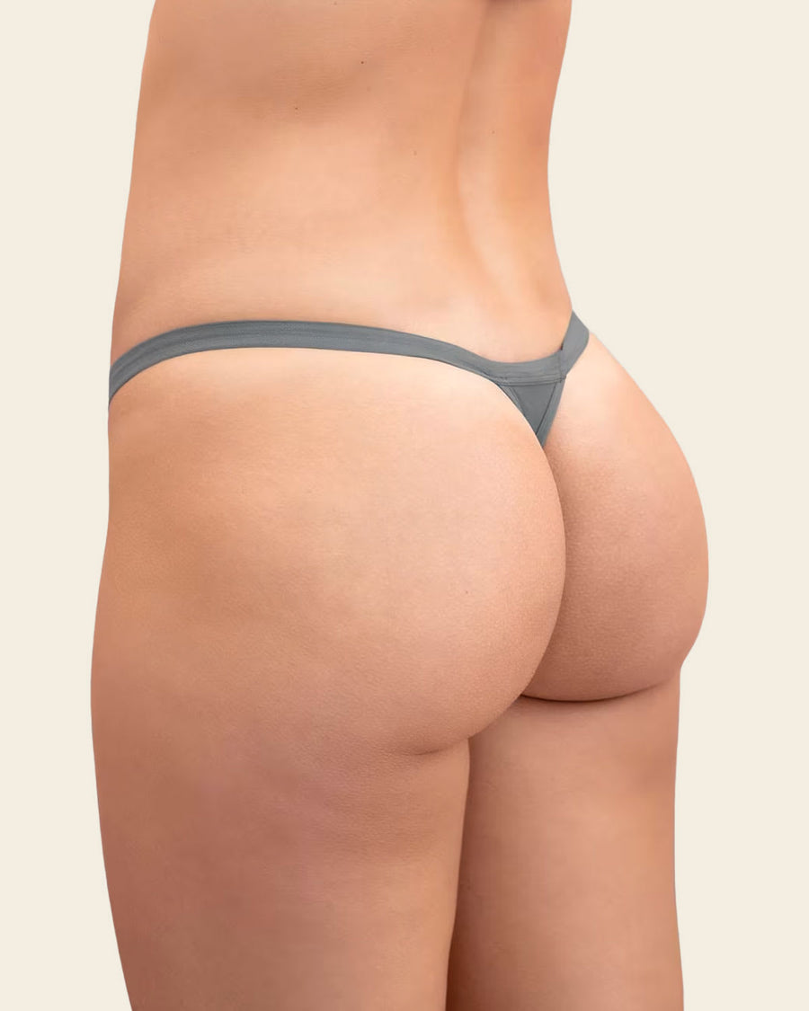 3-Pack Invisible G-String Thong Panties Rosewood - White - Black |Leonisa