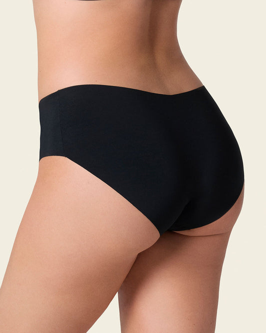 Totally Seamless Hipster Panty Black |Leonisa