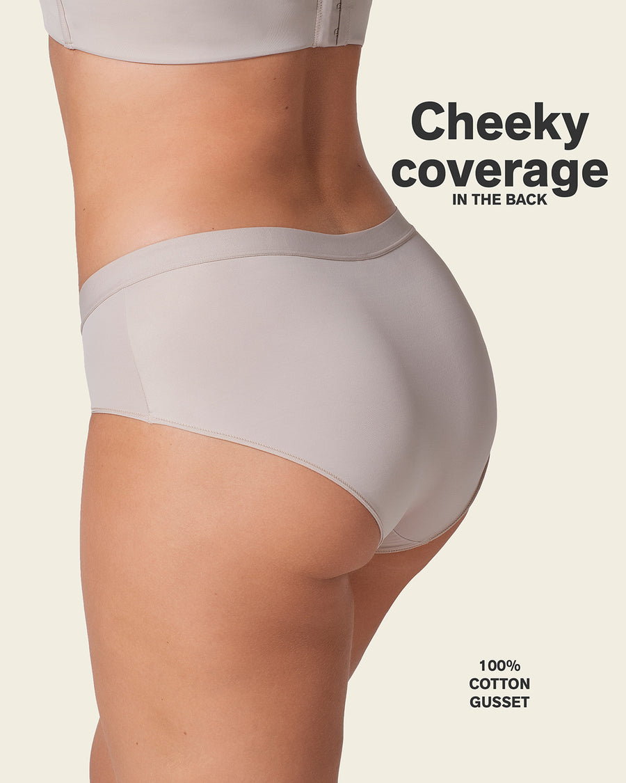 Semi Low-Rise Smooth Hiphugger Panty Nude |Leonisa