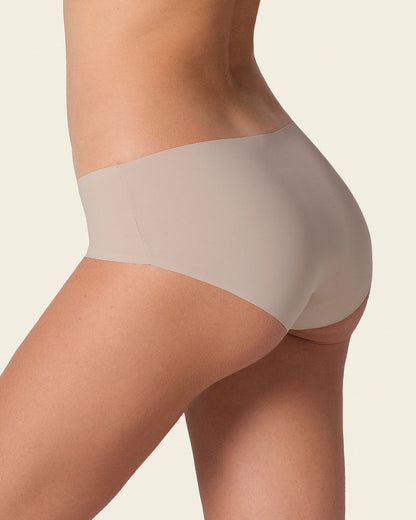 3-Pack No Ride-Up Seamless Hiphugger Panties Nude |Leonisa