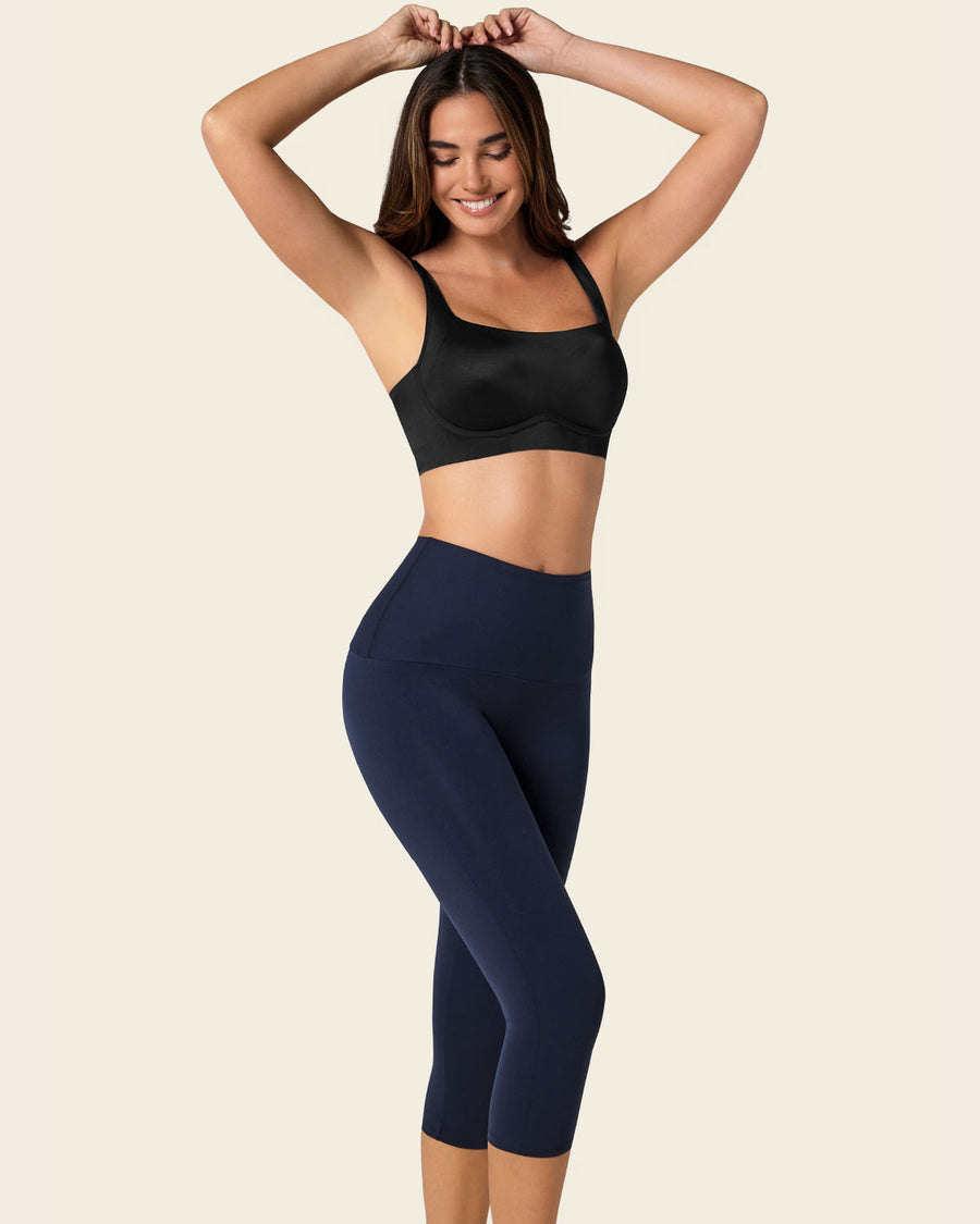 17" Active Sculpting Capri Dark Blue |Leonisa