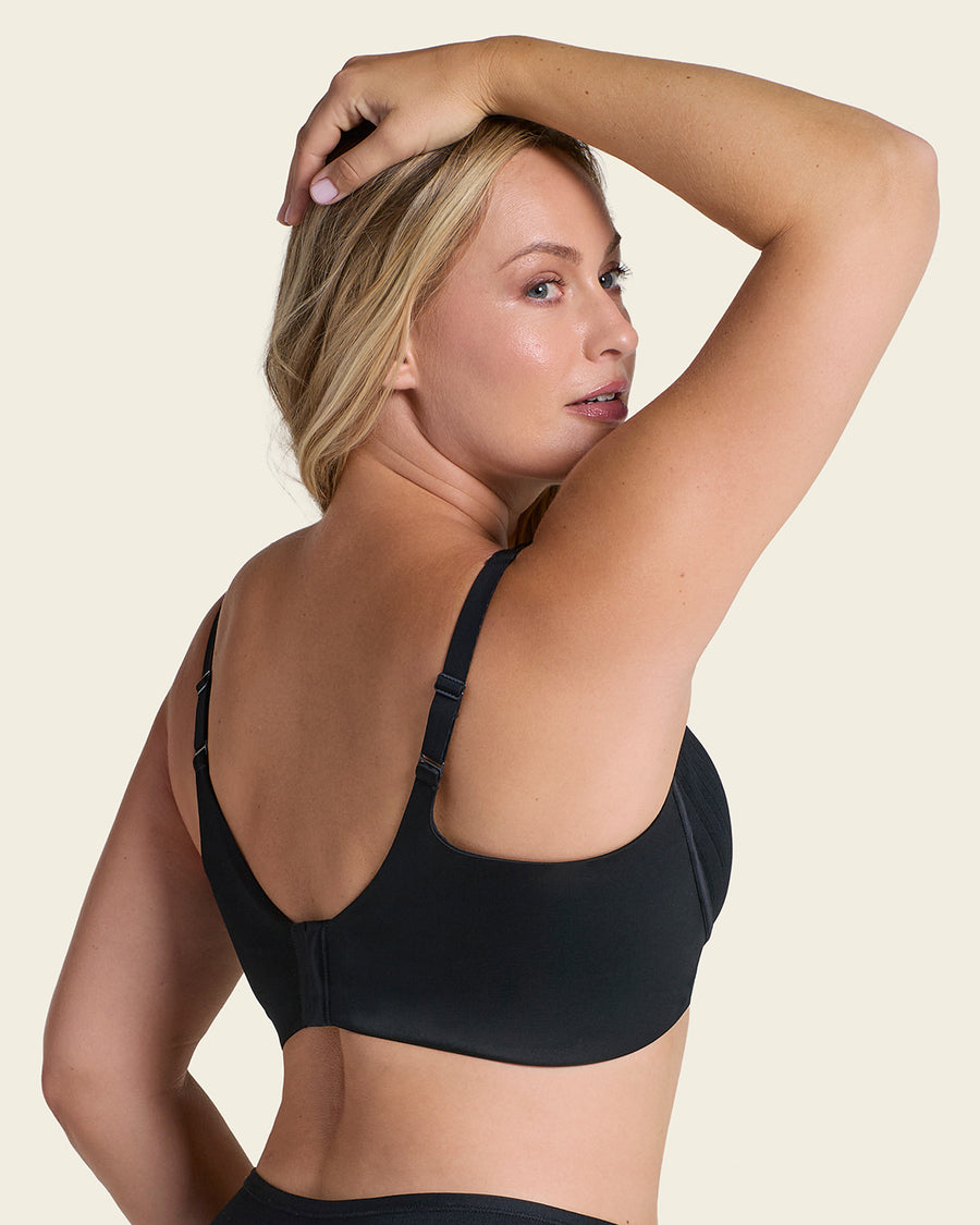 Daily Bra & UltraStripe Undetectable in Black  |Leonisa