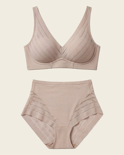 Daily Bra & Stripe Undetectable in Nude  |Leonisa