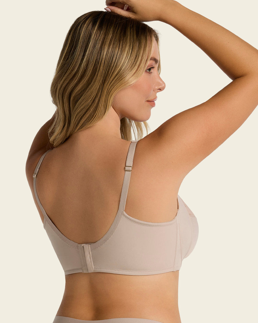 ContourFit Bra & Stripe Undetectable Panty in Nude  |Leonisa